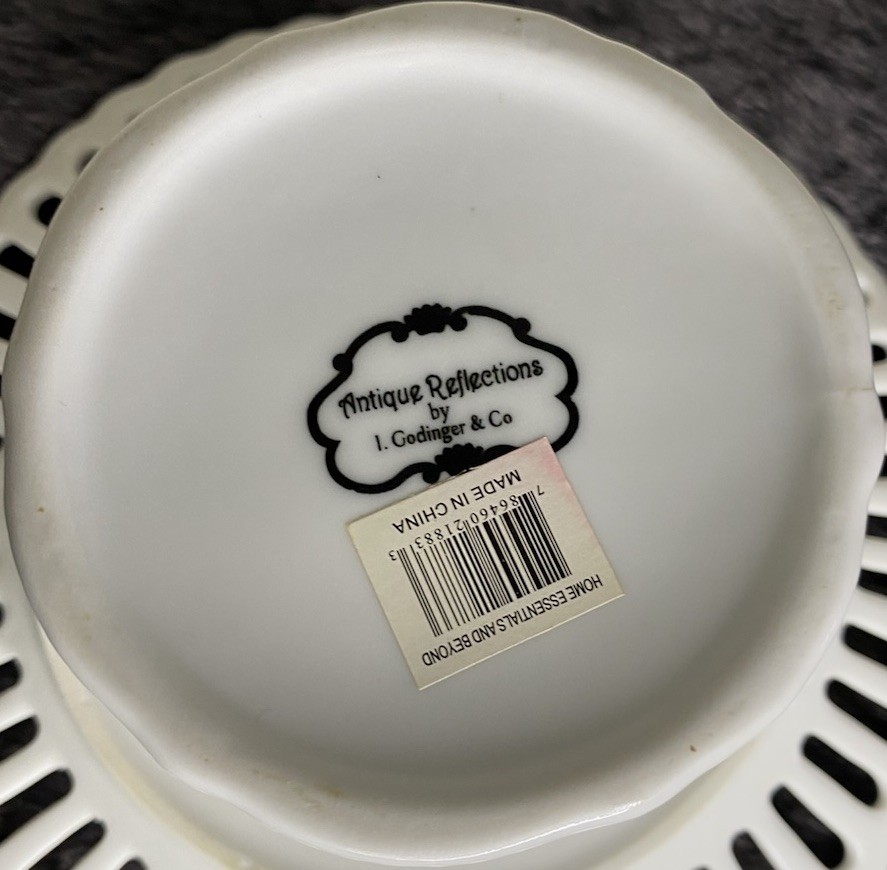 J. Godinger & Co. Antiques Reflections Cake Stand