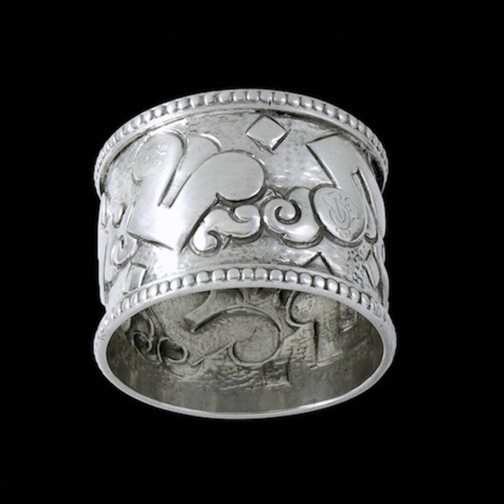 Thorvald Bindesbøll (1846-1908). Silver Napkin Ring.