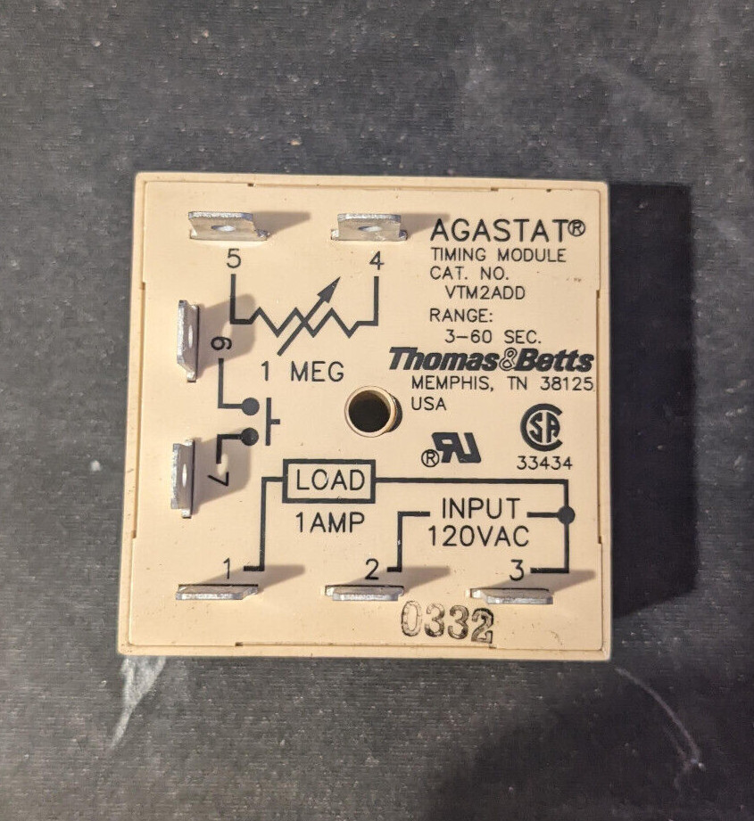 NT1613 Amerace Solid State Off Delayedtimer- Vtm2Add=Timing Modul Genuine OEM