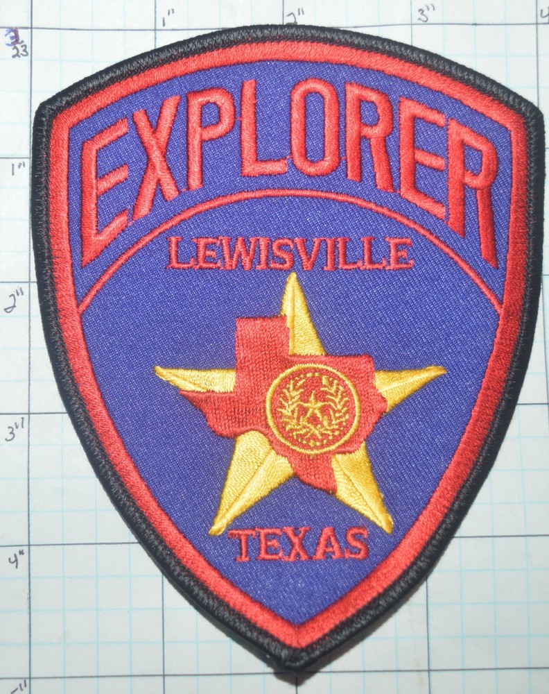 TEXAS, LEWISVILLE POLICE EXPLORER PATCH