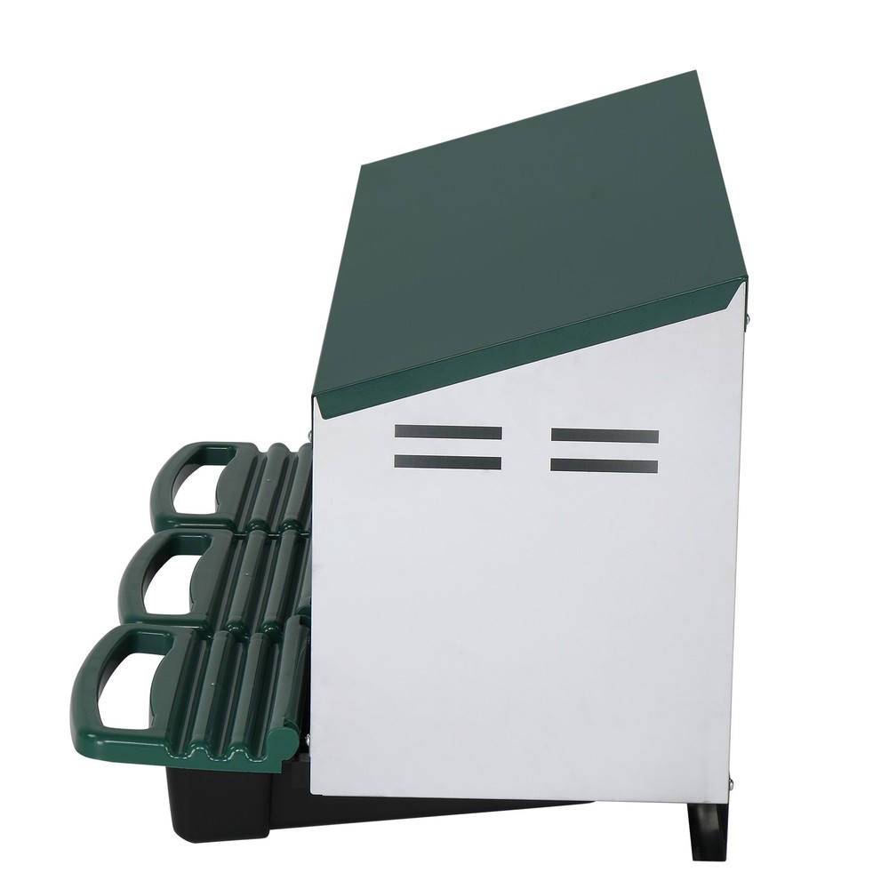 3 Compartment Roll Out Chicken Nesting Box with Plastic Basket, Egg Nest Box Chi