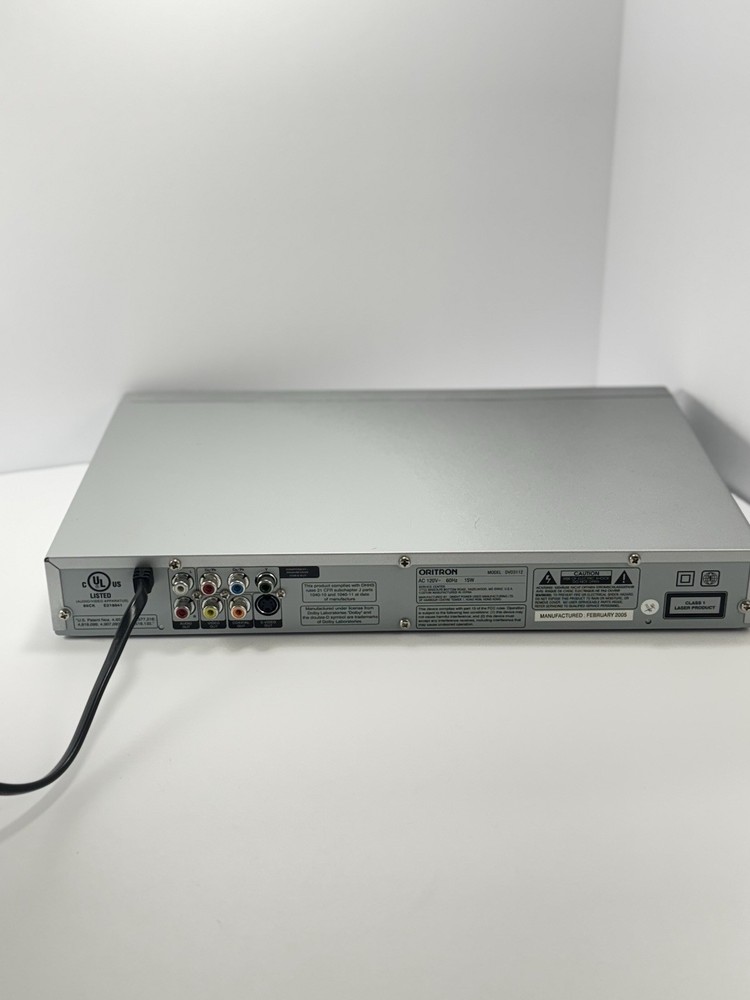 Oritron DVP3112 Progressive Scan DVD/CD Player WITH REMOTE – Tested & Working