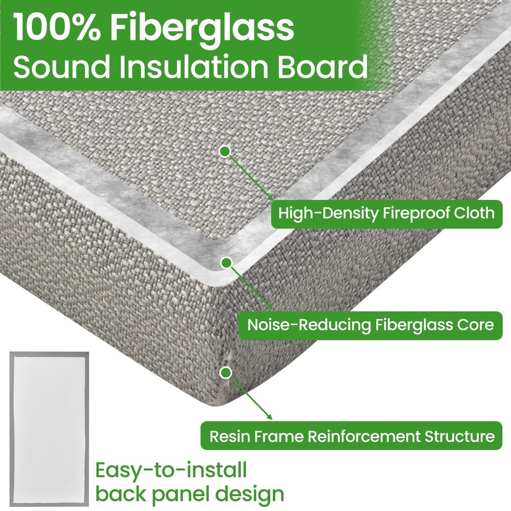 Acoustic Panels, Large, 48" x 23"