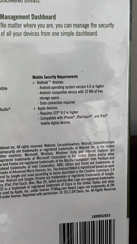 Webroot SecureAnywhere Internet Security