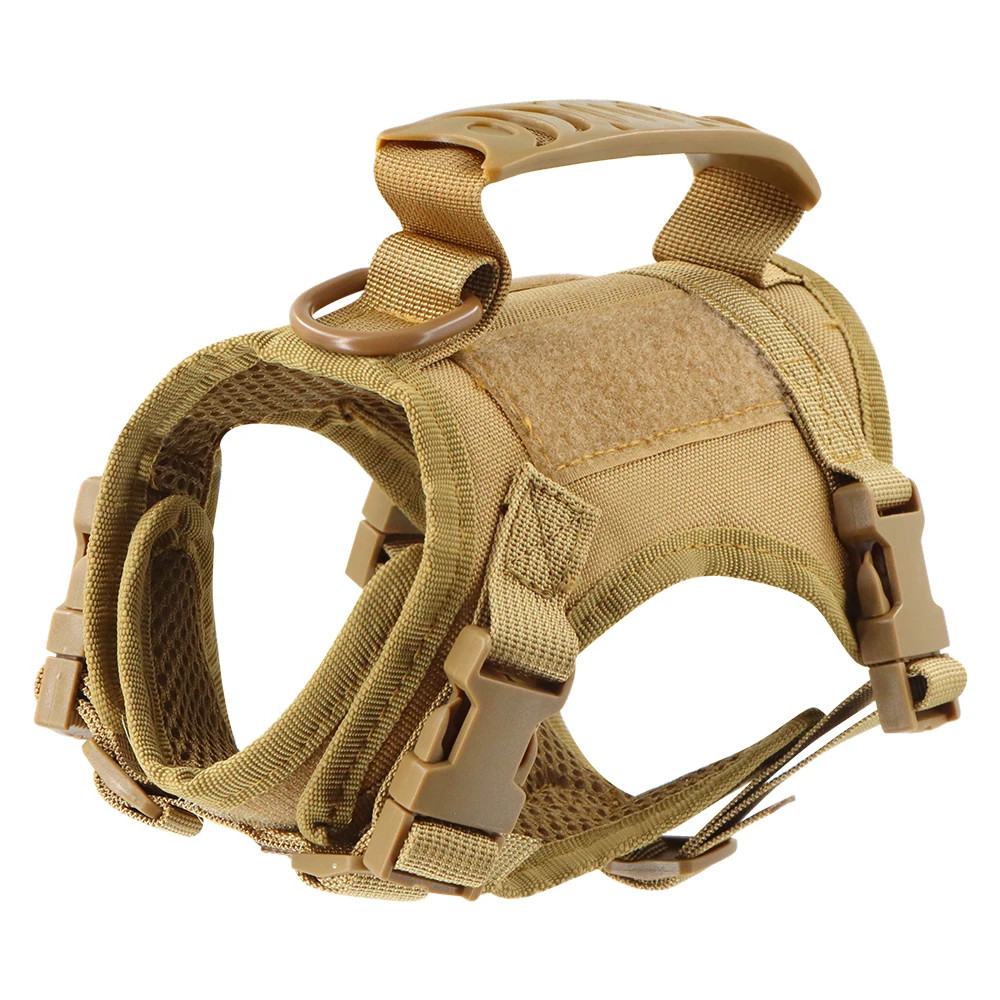 Tactical Cat Harness For Walking Escape Proof Adjustable Pet Vest Harness Sof...