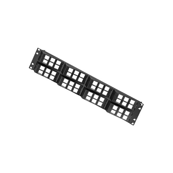 Belden AX103249 48 Port AngleFlex Patch Panel Black