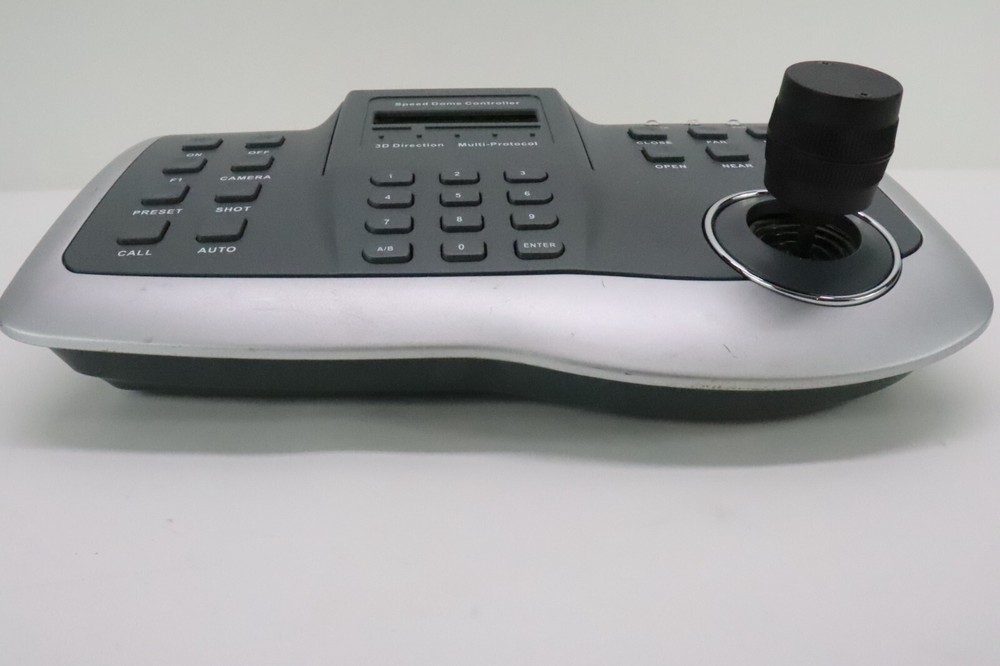 PTZ Speed Dome Controller 3D Directional Multi-Protocol w/Joystick, Keypad