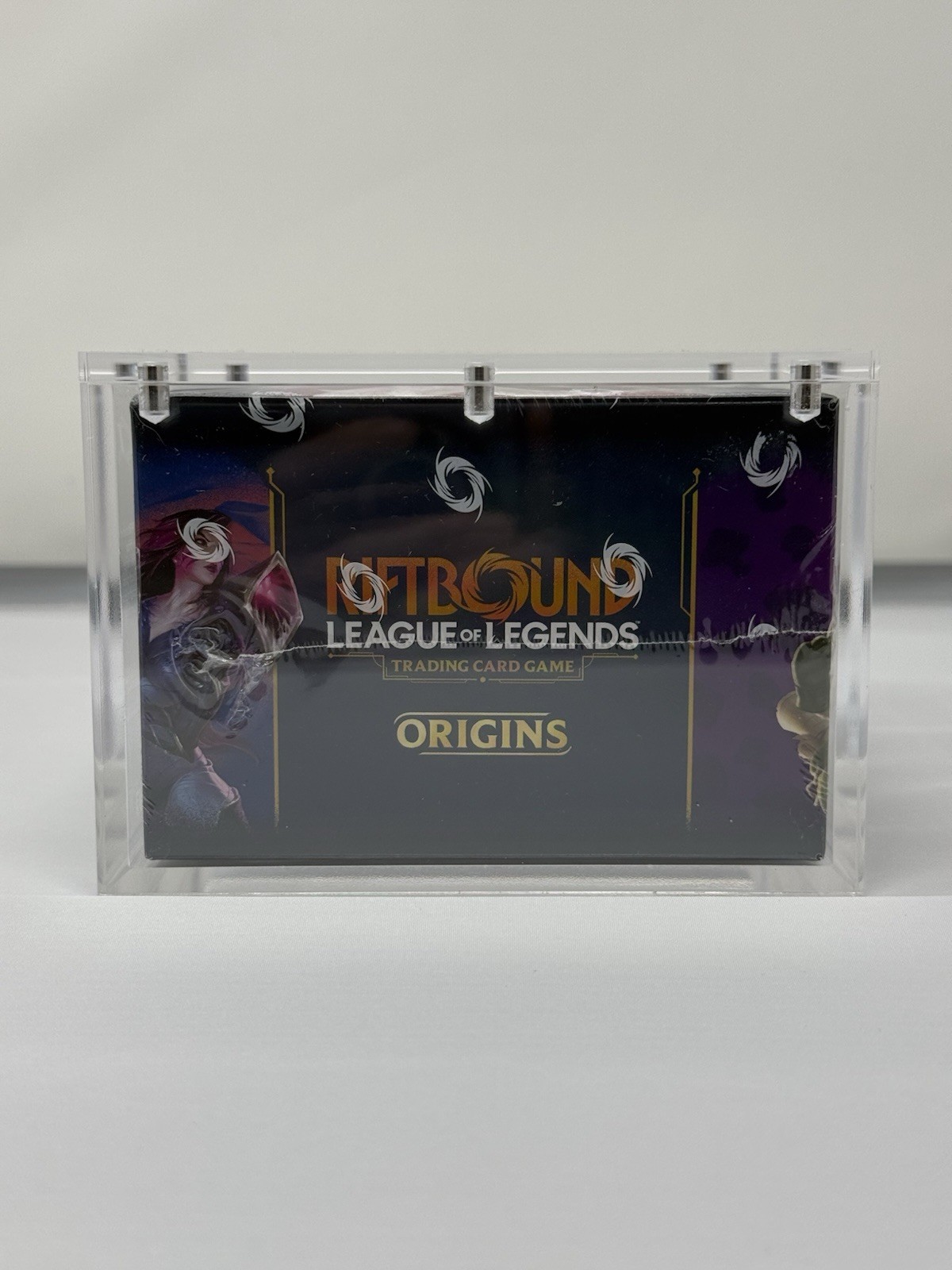 Riftbound Booster Box Acrylic Display Case With Magnetic Top UV-Resistant