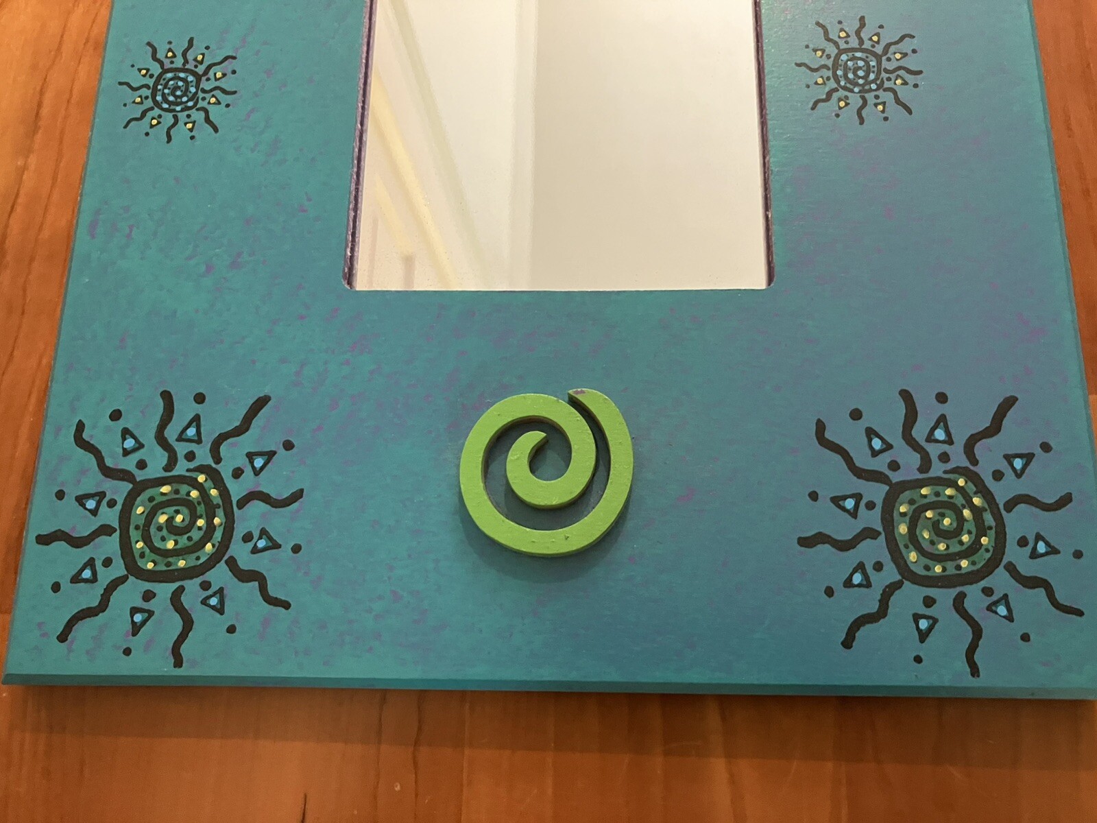 Artsy-Fartsy Celestial 20" x 11" Unique Mirror - Blue Moon Graphics