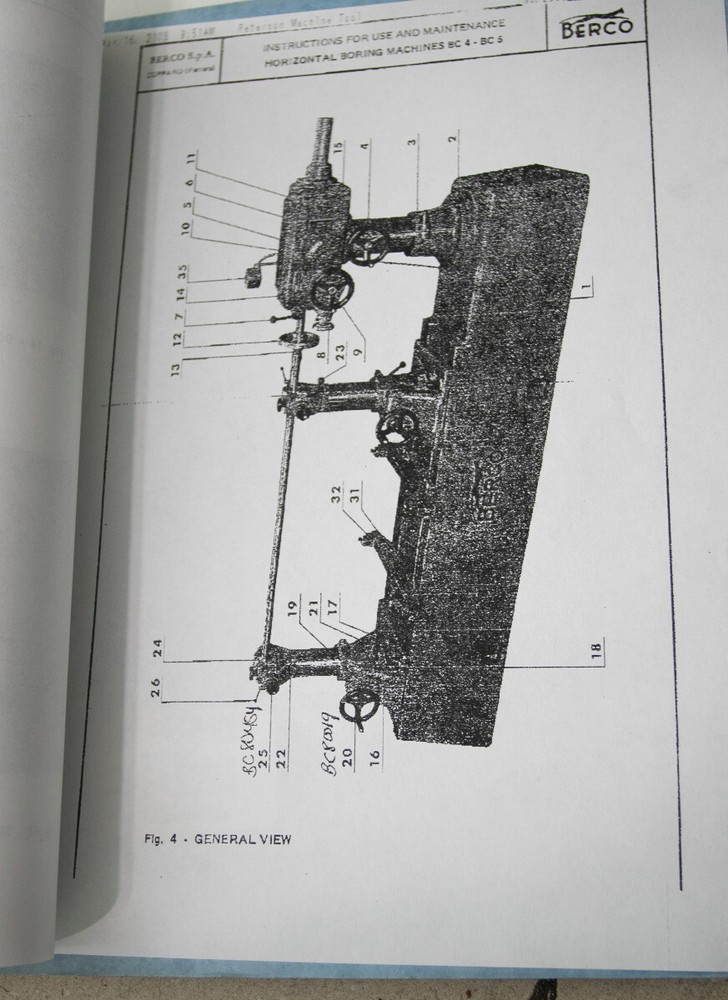 Berco Peterson BC4 BC5 Operation Manuals 2X