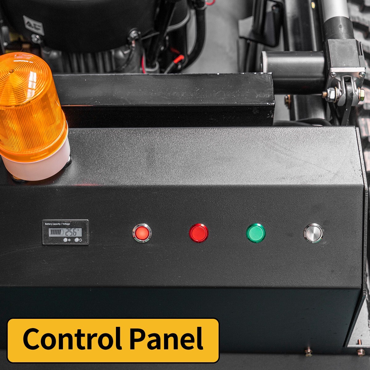 Multi-terrain 27HP Gasoline Remote Control Lawn Mower With 35.5in Cutting Width