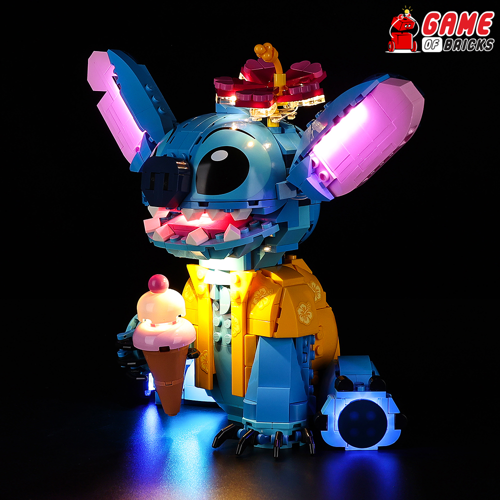 LED Light Kit for Stitch - Compatible with LEGO® 43249