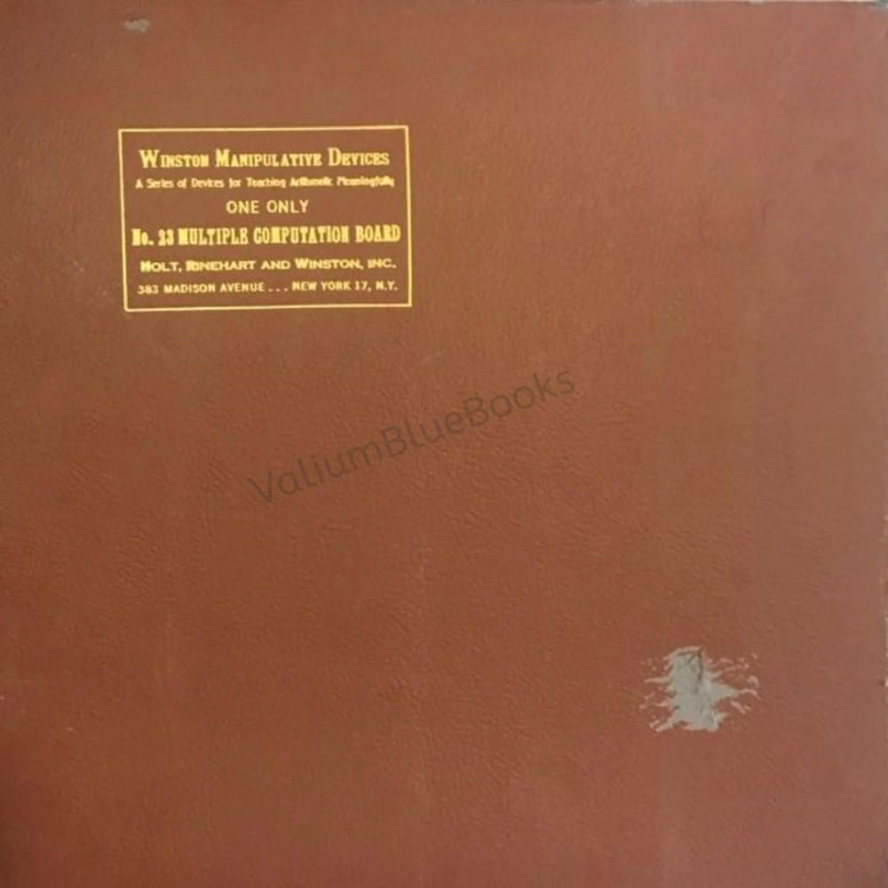 Vintage Winston Manipulative Devices - No. 23 Multiple Computation Board