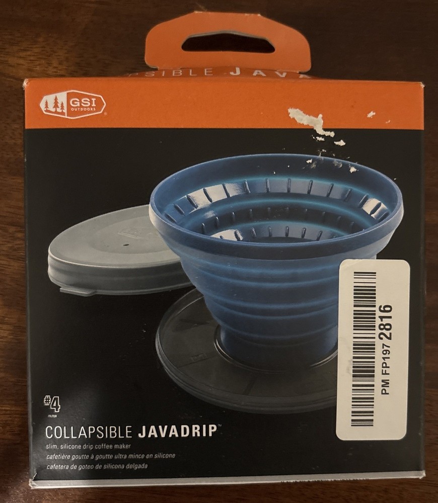 GSI Outdoors Pour-Over Java Drip Travel  Coffee Maker Collapsible Ultralight
