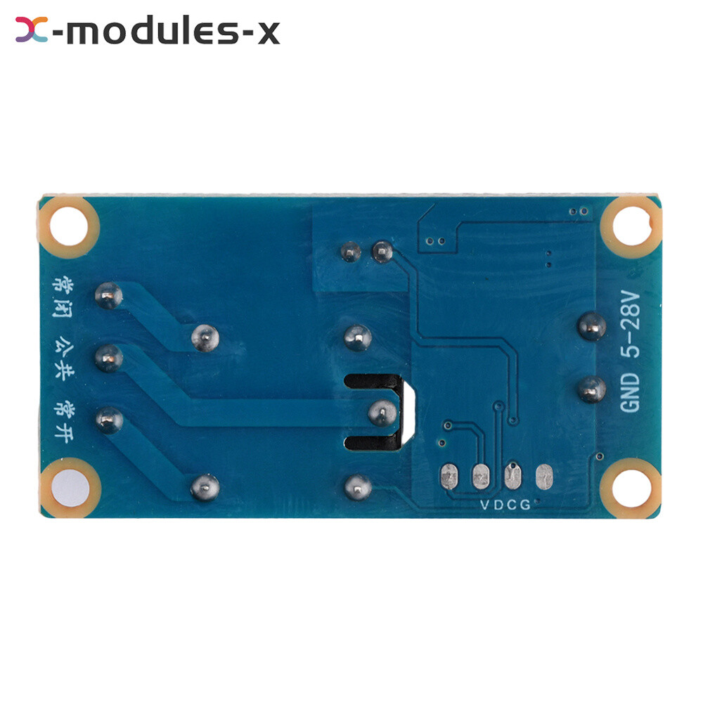 DC5-28V Wide Voltage 1Channel Single Button Bistable Self-Locking Relay Module
