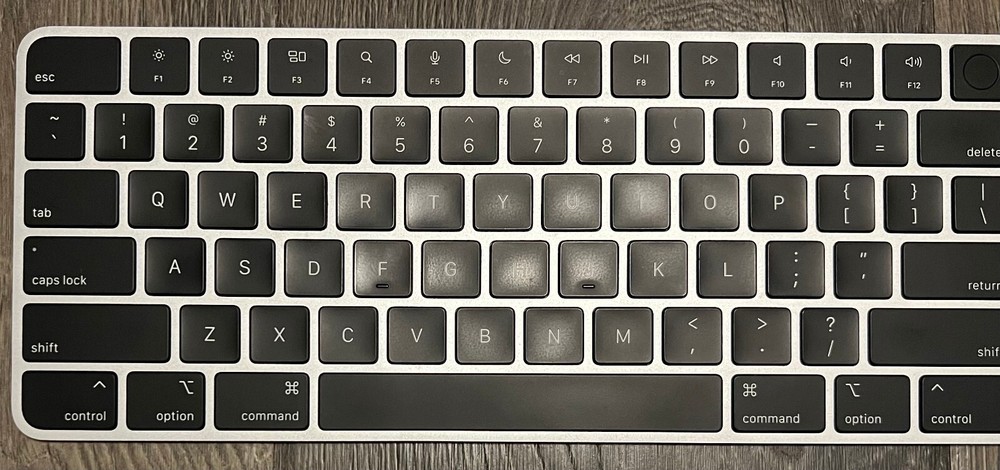 Apple Magic Wireless Keyboard Replacement Gray KEYCAPS KEYS (MMMR3LL/A) (A2520)