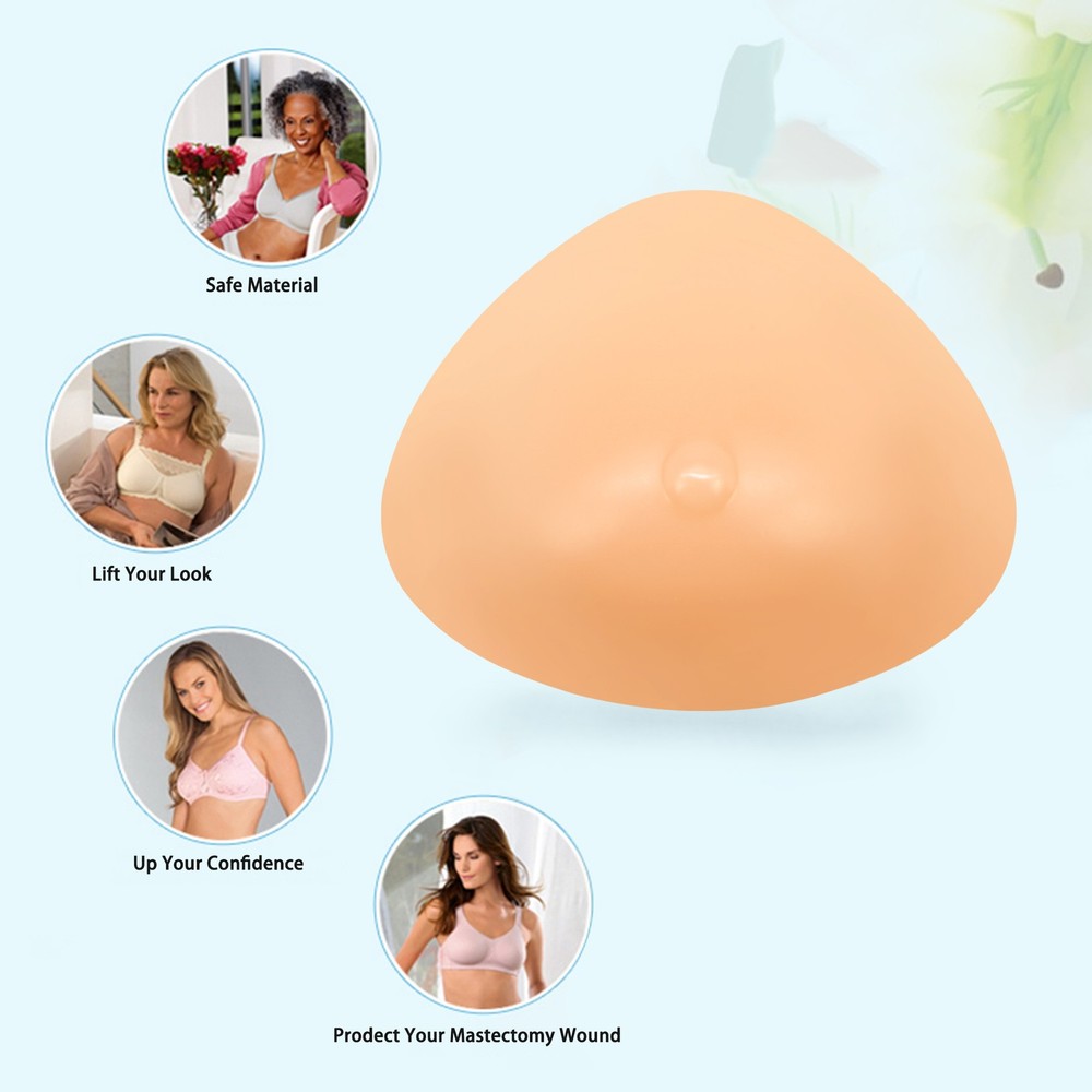 Silicone Breast Forms Insert Pad Enhancer Prosthetic Bra1 Piece