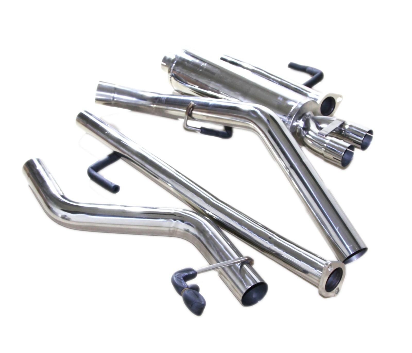 3"SS Catback Exhaust fit 2009-2021 Toyota Tundra Crew Cab 4.6L 5.7L V8 NO Tip