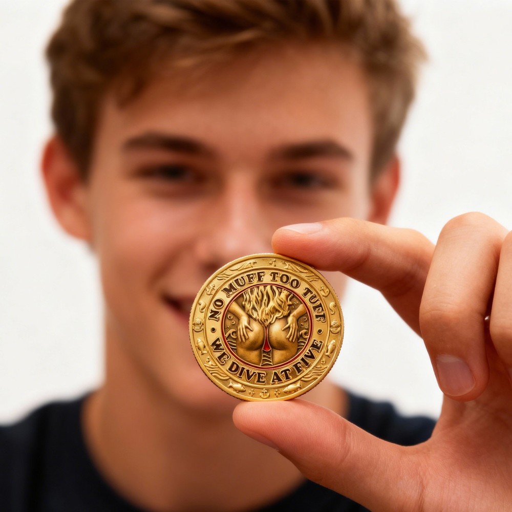 Muff Diving School Coin A rather amusing little gift