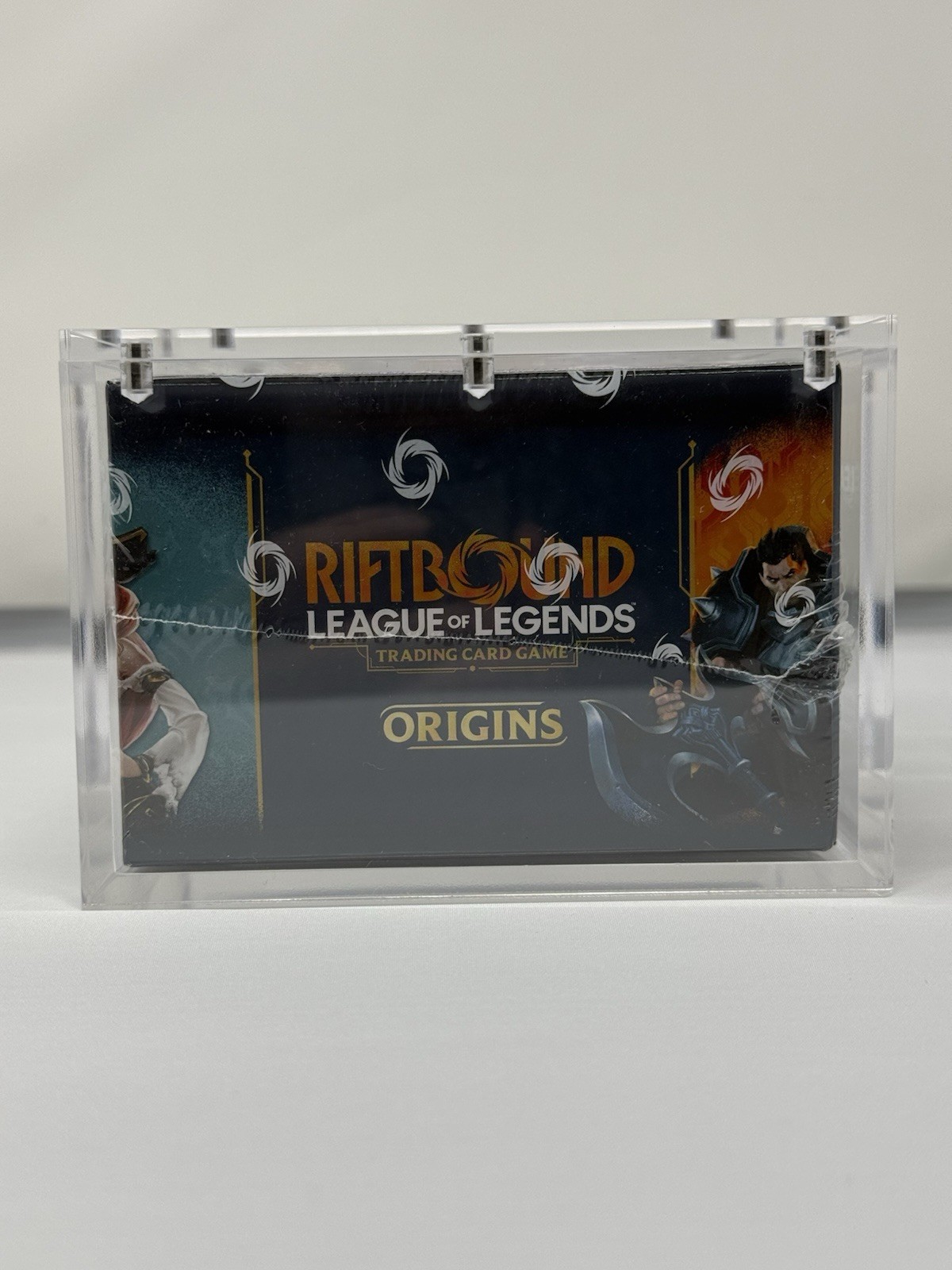 Riftbound Booster Box Acrylic Display Case With Magnetic Top UV-Resistant