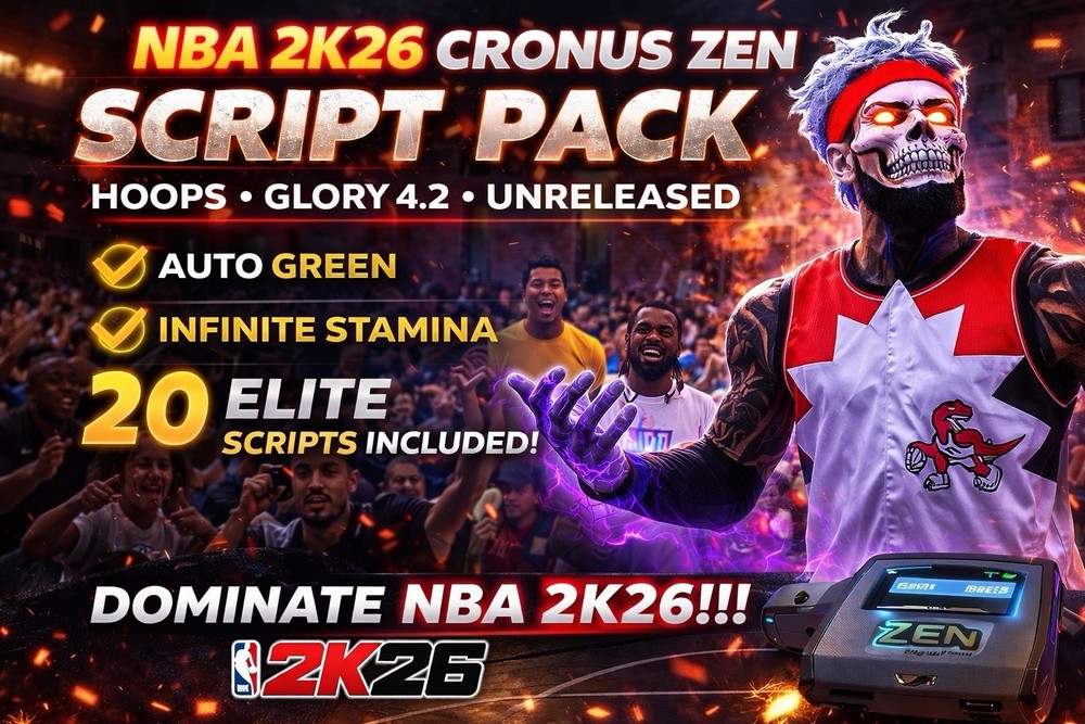 NBA 2K26 Cronus Zen Script Pack – Hoops, Glory 4.2 & More