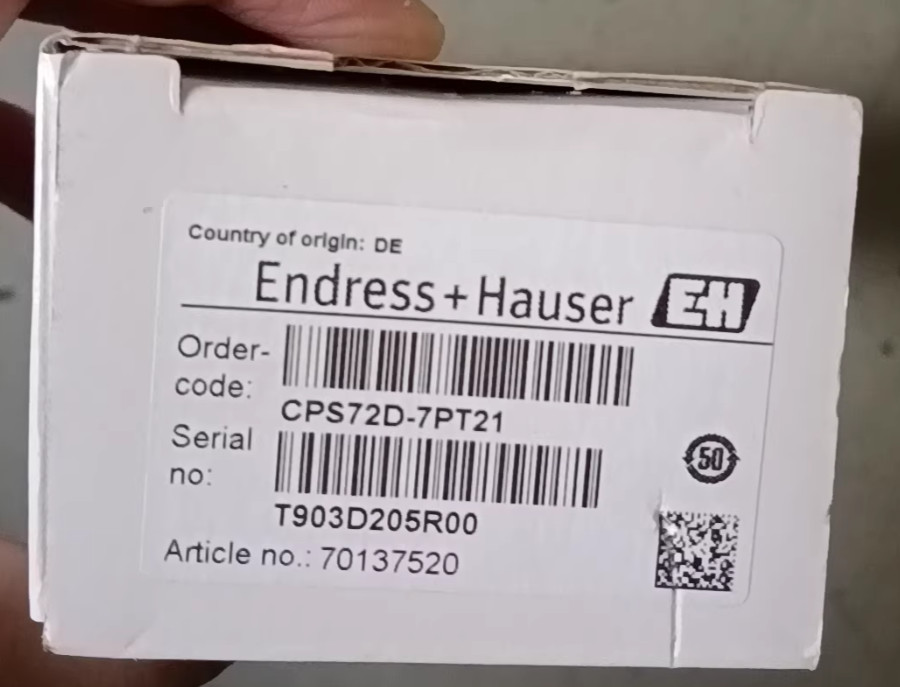 1pcs Endress+Hauser CPS72D-7PT21 electrode