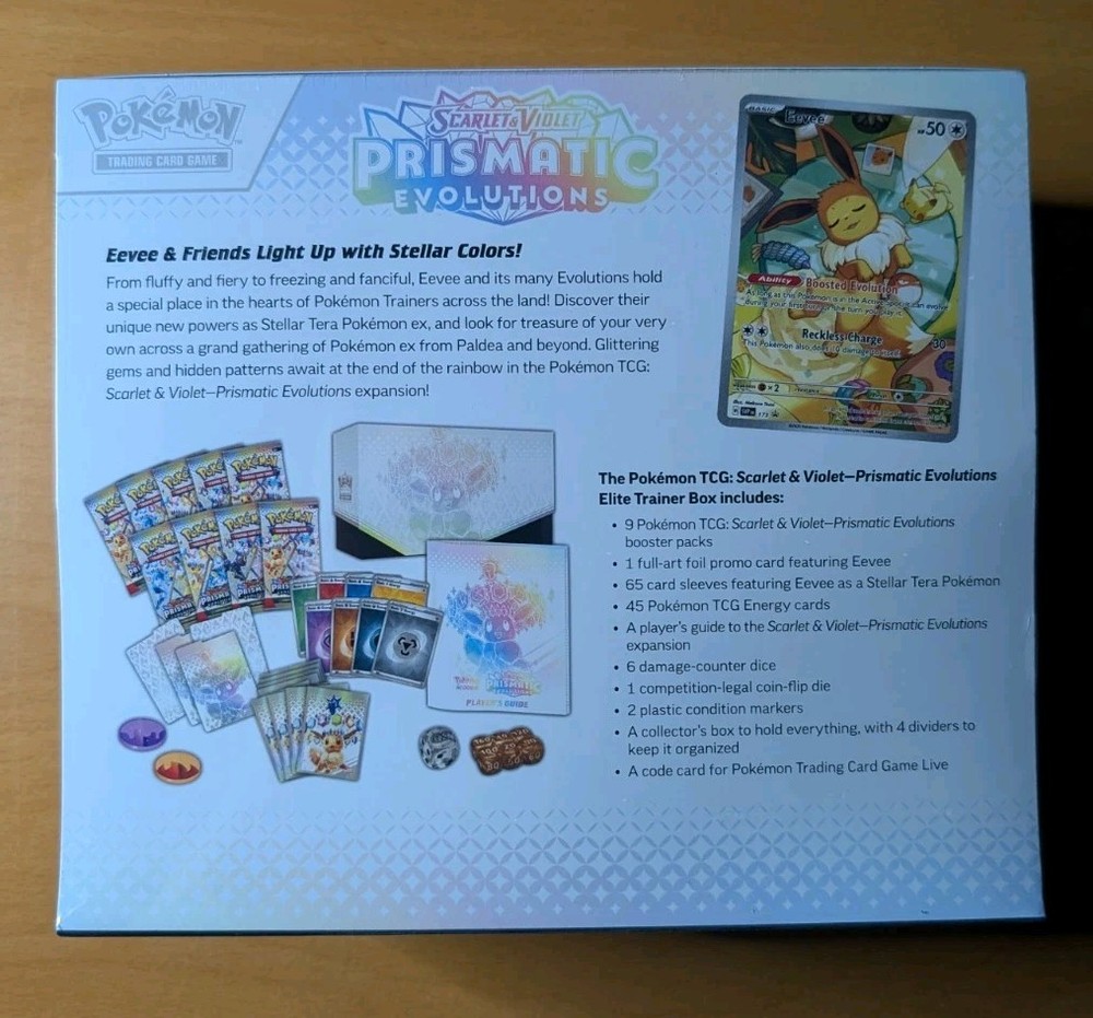 New Prismatic Evolution ETB & Booster Bundle