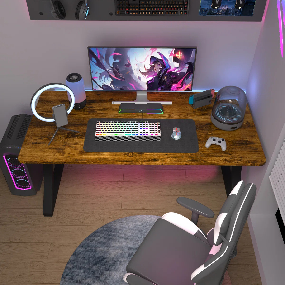 Writing Table Modern Study Work Computer Desk For Home And Office