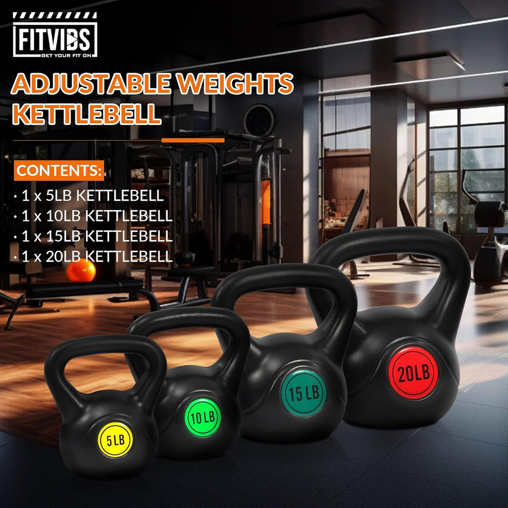Kettlebell Sets Piece Strength Training Kettlebells Weight Set