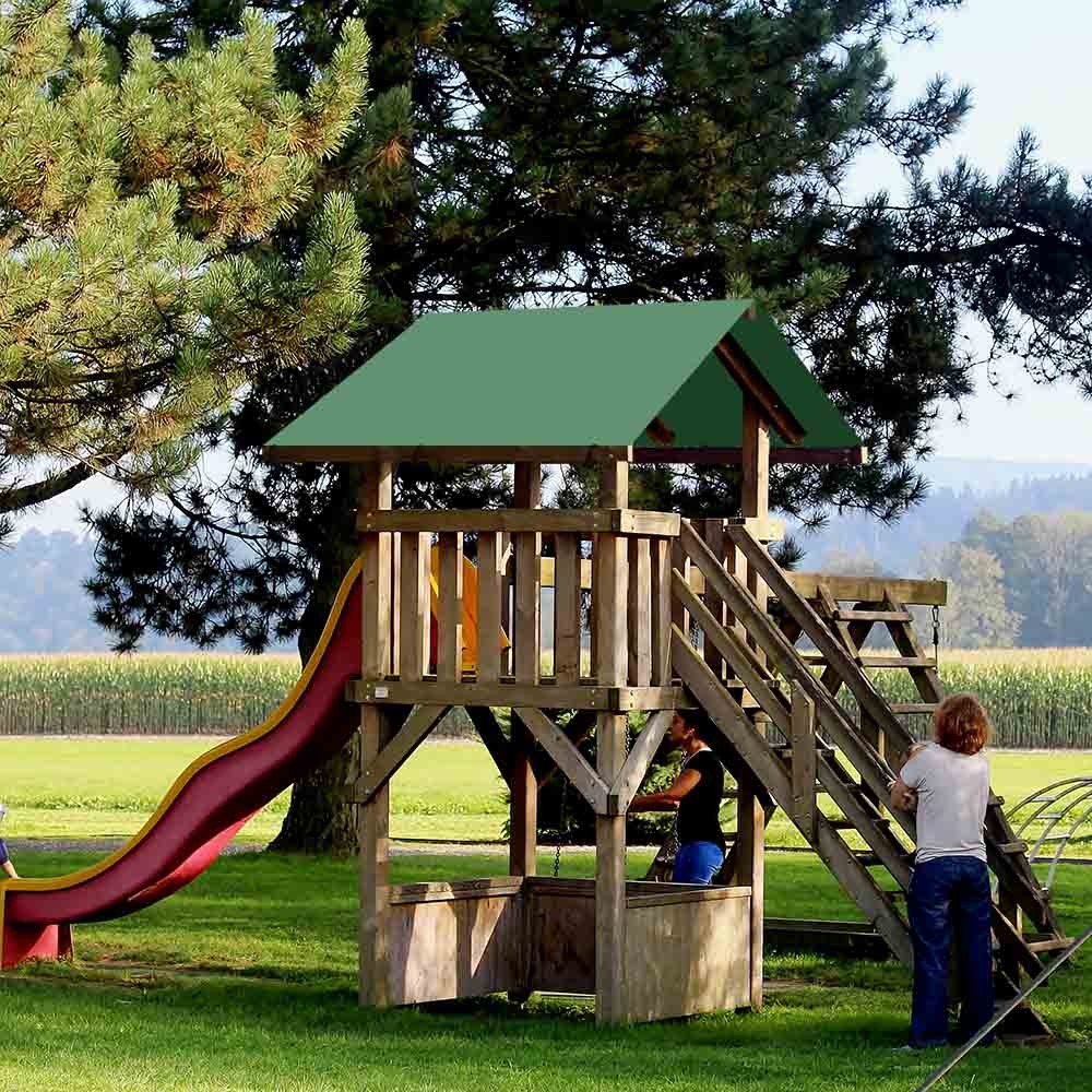 43"x90" Swing Set Replacement Tarp UV Protection Playground Roof Playset