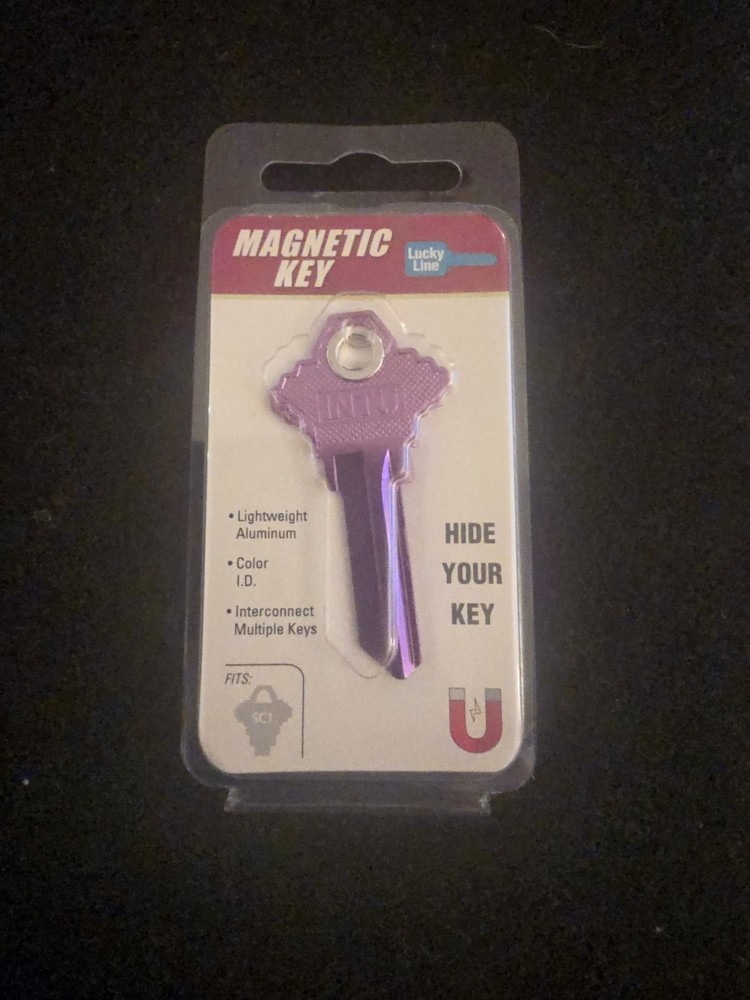 Schlage Magnetic Key Purple