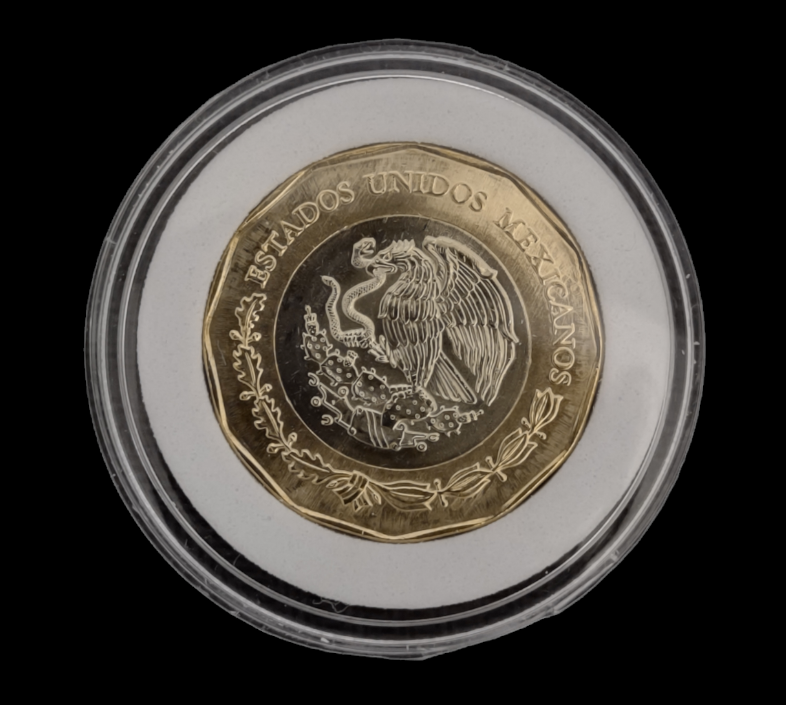 50 PESOS BILL MEXICO AND 20 PESO COIN FUNDACION DE TENOCHTITLAN BILLETE MONEDA