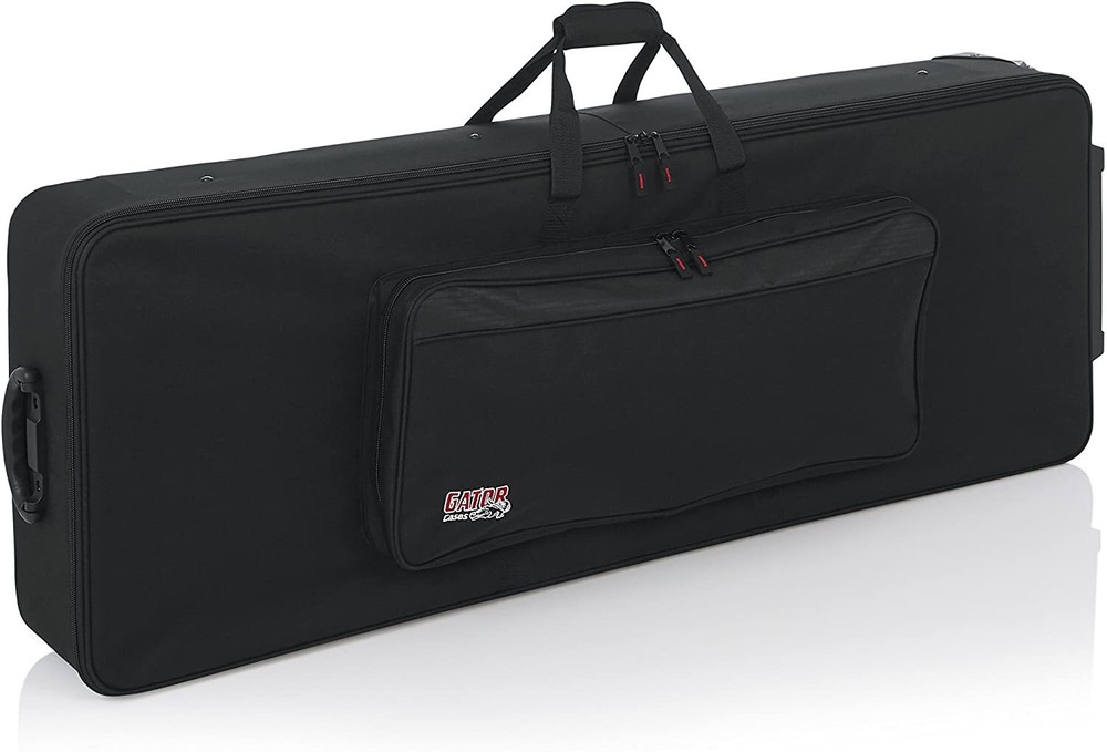 Gator Cases Lightweight 76-Note Keyboard Case with Pull Handle and Wheels