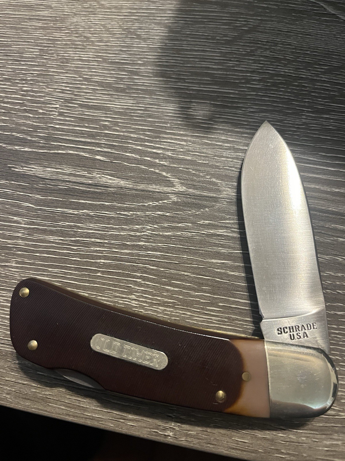 Vintage Rare Schrade Old Timer USA 51OT Large Lockback Knife