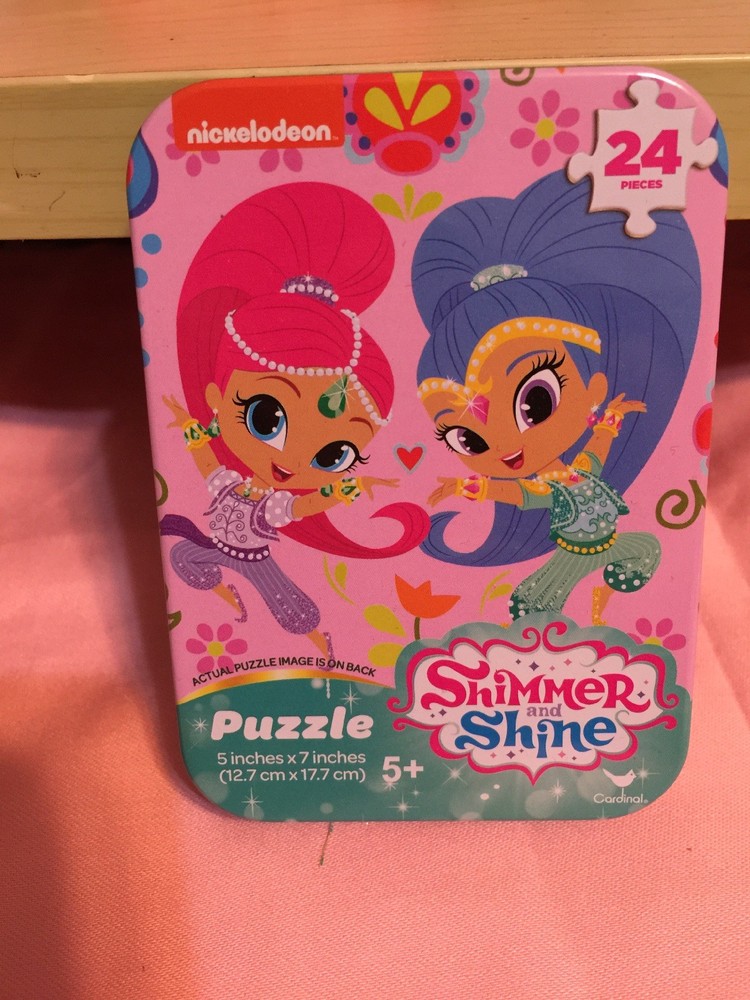 Nickelodeon Shimmer & Shine 24 Piece Travel Puzzle Tin