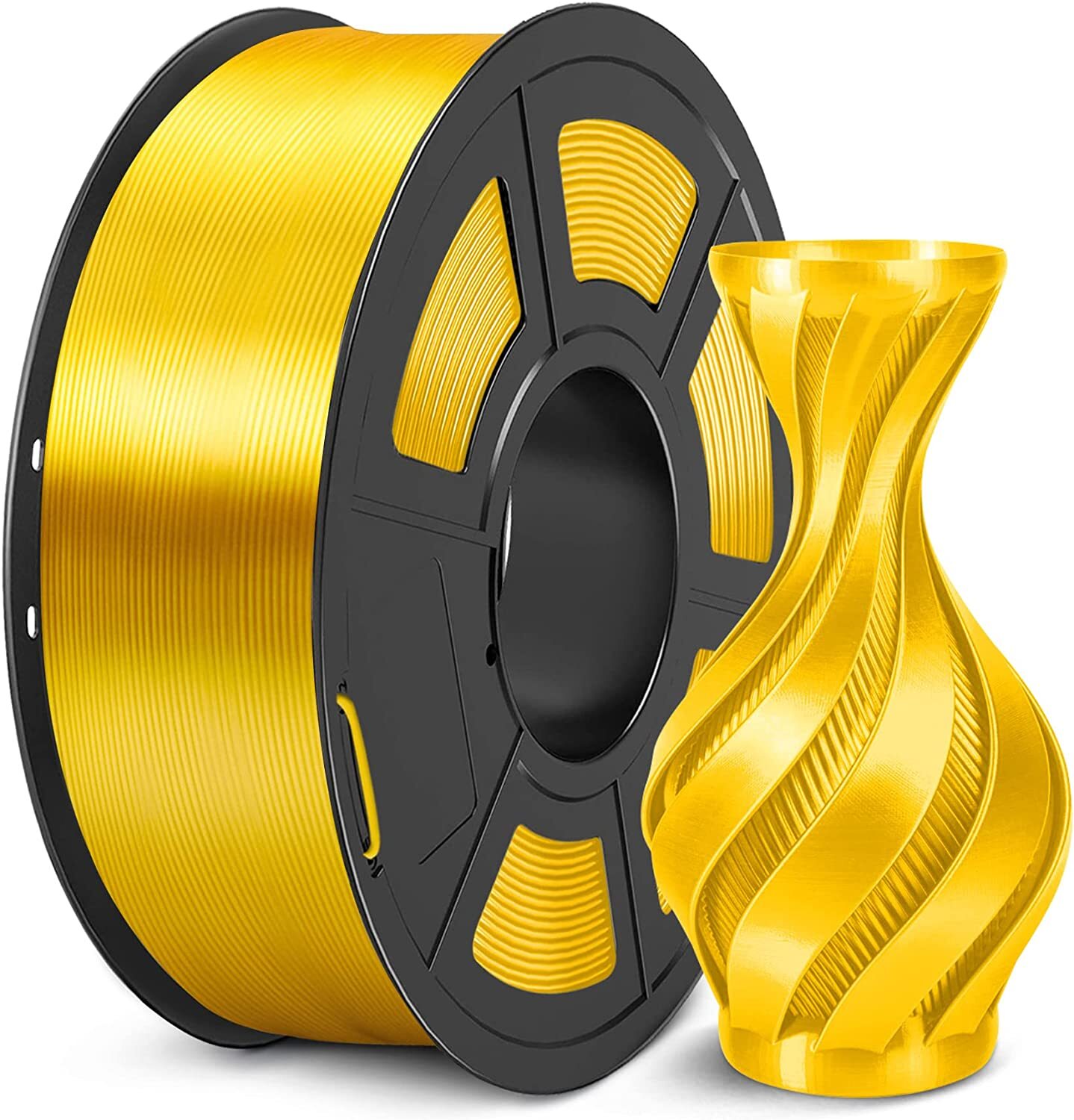 【BUY 6 GET 4 FREE,ADD 10】SUNLU 1.75MM SILK Shiny PLA+ Filament 1KG/2.2LBS Spool
