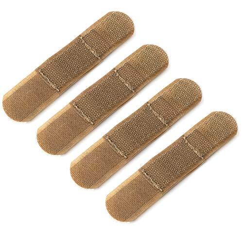 IDOGEAR Tactical Fastening Binding Strap Hook & Loop Medium(4 pcs) Coyote Brown