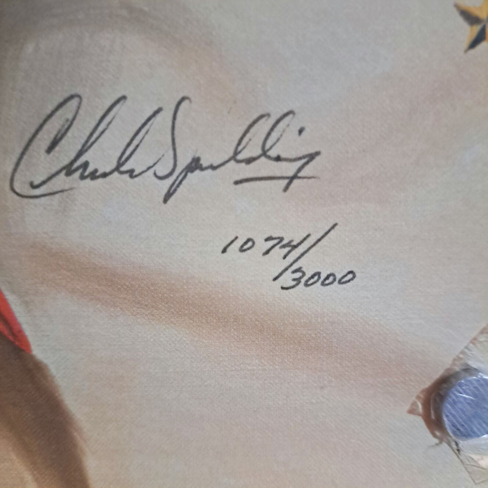 Vintage 1977 Charles Spaulding Signed Print ALOHA Elvis Presley Hawaii The King