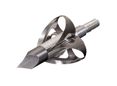 Flying Arrow Archery Authentic Patented Toxic Broadhead Silver, 100 Grain 3 Pack