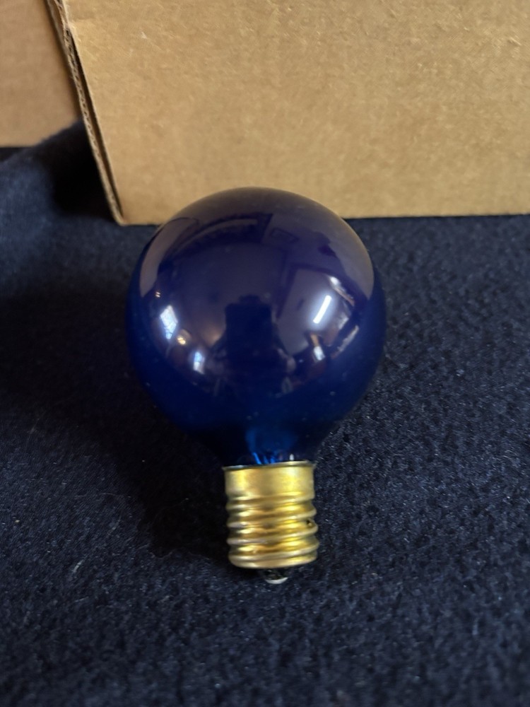2 Bxs G50 Assorted Colored 2" 7W E 17 Base String Light Replacement Bulbs 31 Pcs