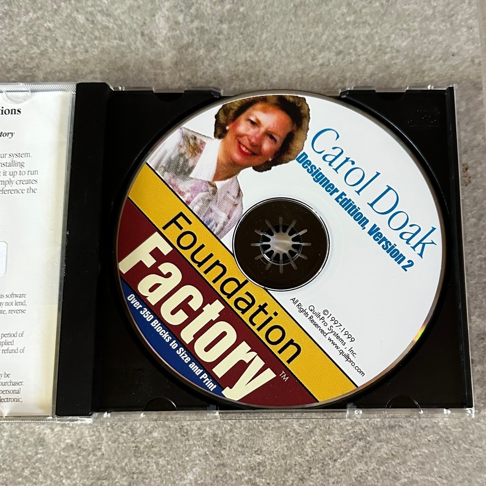 Carol Doak Foundation Factory CD
