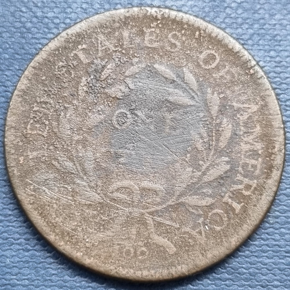 1797 Draped Bust Large Cent 1c Better Grade Details #100800