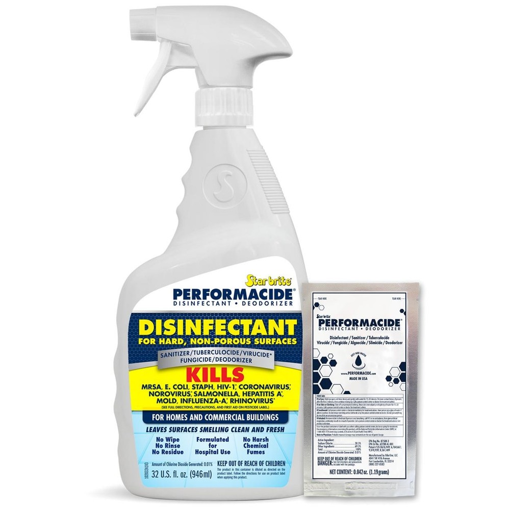 Performacide Disinfectant 32 OZ. Single Kit