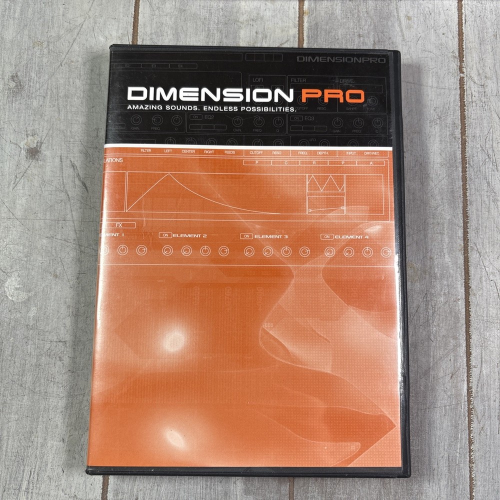 Cakewalk Dimension Pro Multiple Filter Mac & PC Software Virtual Synthesizer
