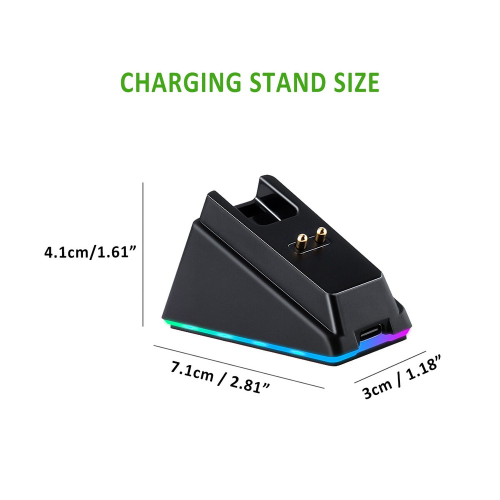 Charging Dock for Razer Basilisk Ultimate/Viper Ultimate/Naga Pro Wireless Mouse