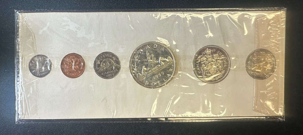 1959 Canada Uncirculated Proof-Like 6-Coin Set