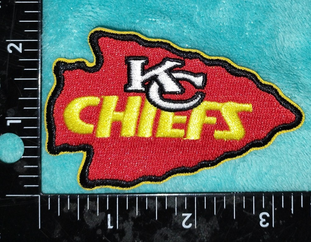 KANSAS CITY CHIEFS IRON ON  PATCH