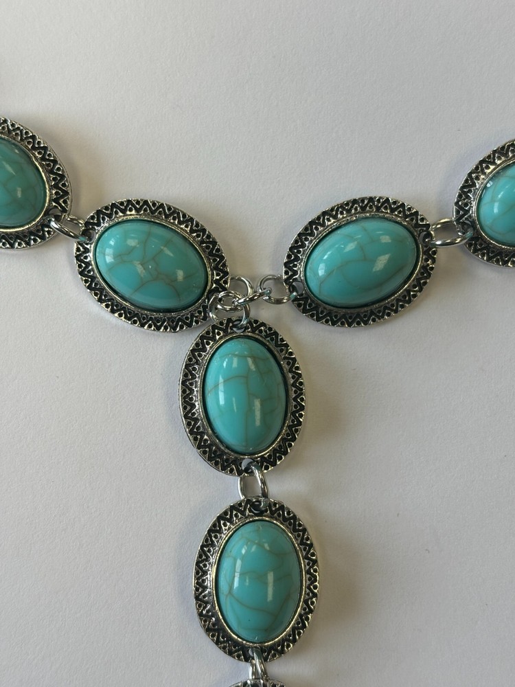 DIY Turquoise Lariat Necklace