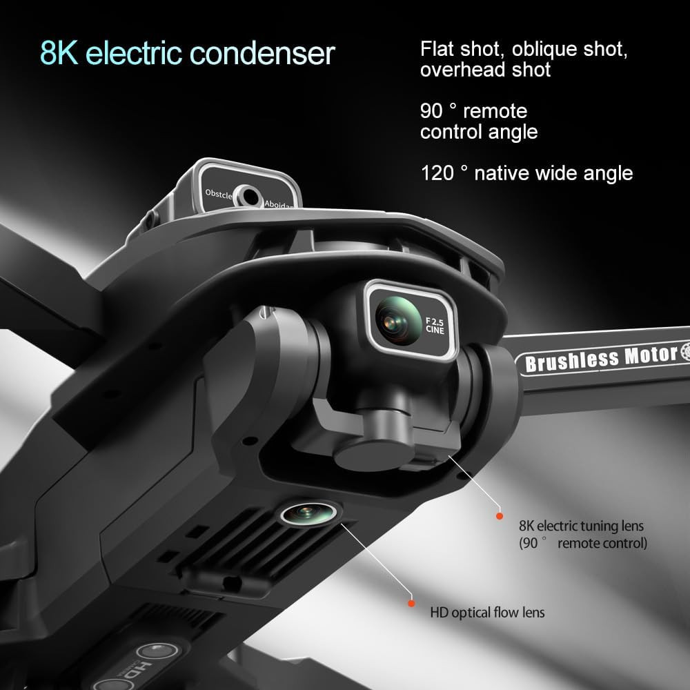 GPS Drone with 4K Camera, 4.5" LCD Display Screen Controller- 3,280Ft RC Range,