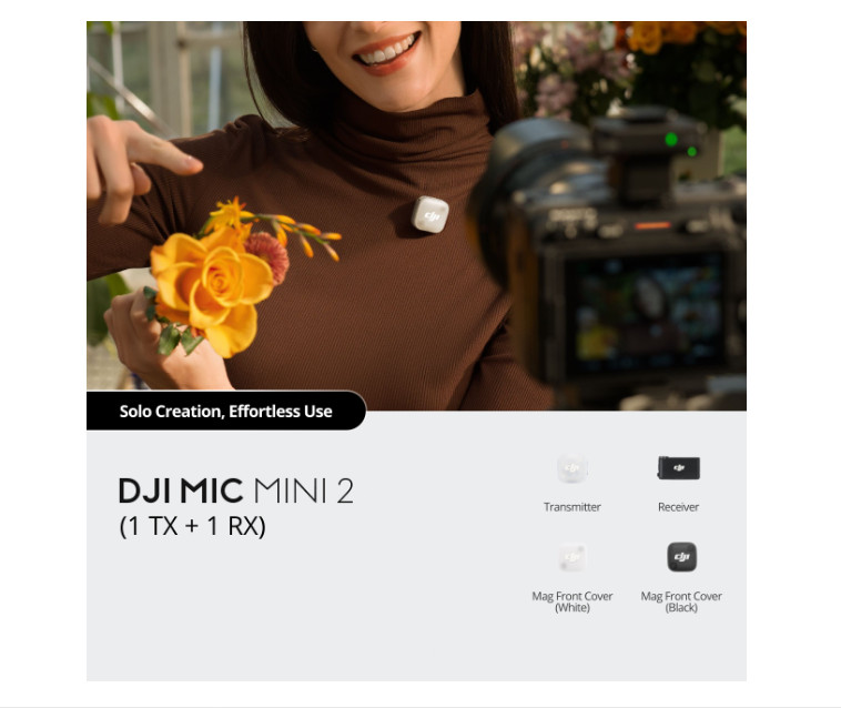 DJI Mic Mini 2 (1 TX + 1 RX)